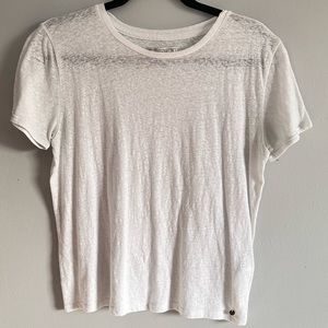 A&F Burnout Boxy Crew Neck Tee